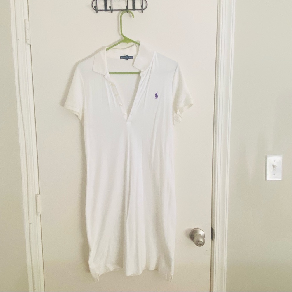 Ralph Lauren Polo Dress with Purple Logo